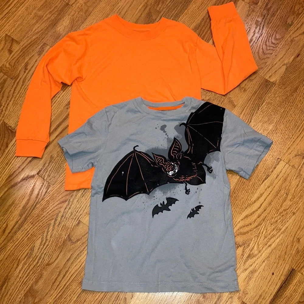 Bat Tee and Orange Tee: Halloween Bundle